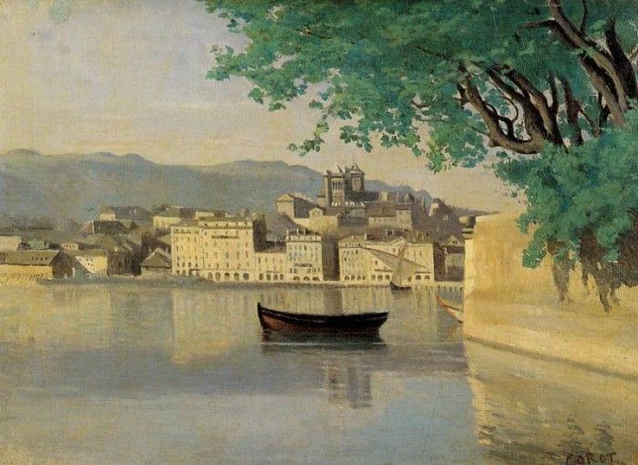 Corot Geneva View of Part of the City. , --