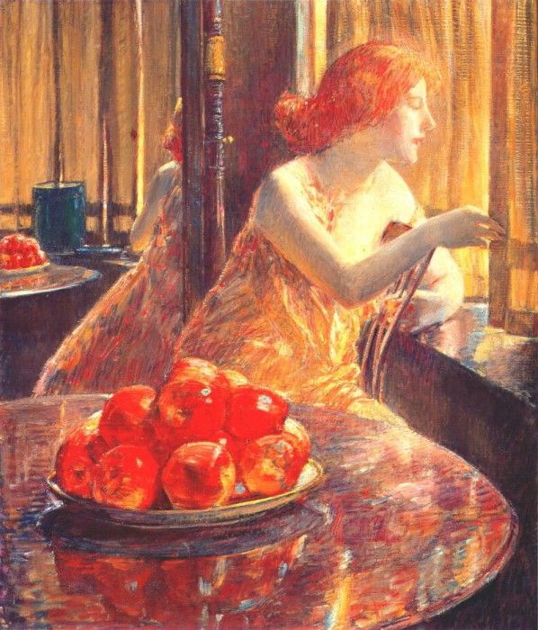 hassam reflections (kitty hughes) 1917. , 