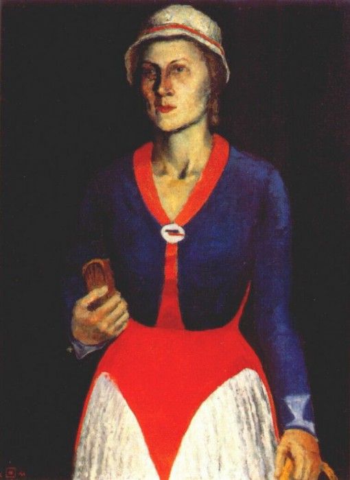 malevich portrait of the artists wife 1934. , 