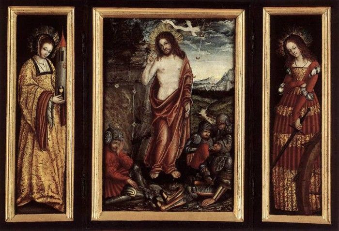 CRANACH Lucas the Elder Housealtar Of Count William II Of Hessen. ,  