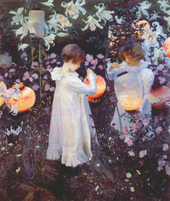sargent carnation lily lily rose 1885-6. ,