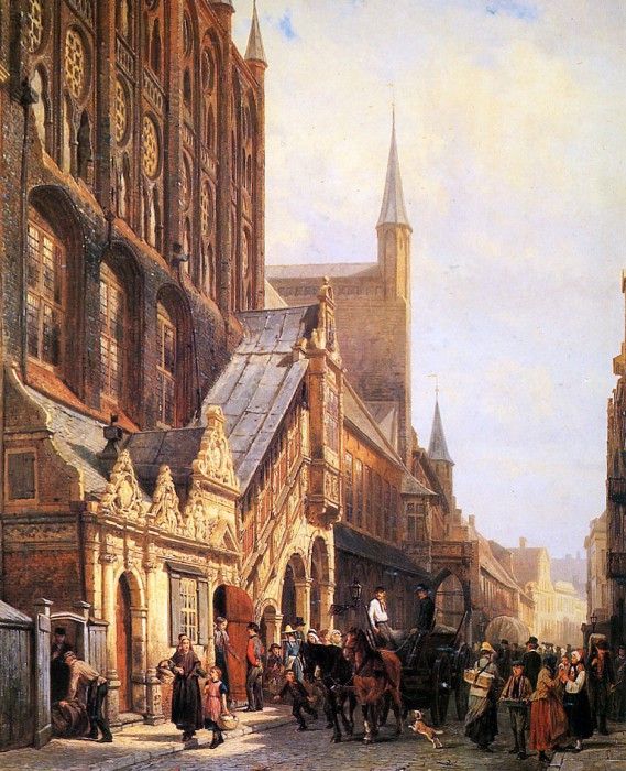 Springer Cornelis Cityhall in Lbeck Sun. Springer, 