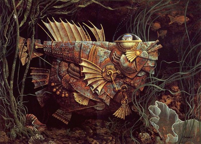 lrs Christensen Mechanical Fish. ,  .