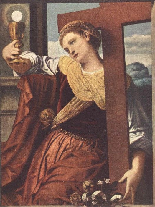 MORETTO da Brescia Allegory Of Faith. ,  