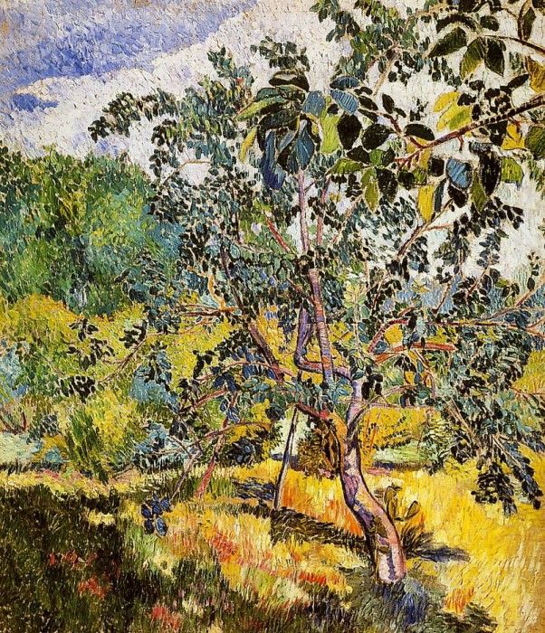Goncharova Natalia Corner of a garden Sun. , 