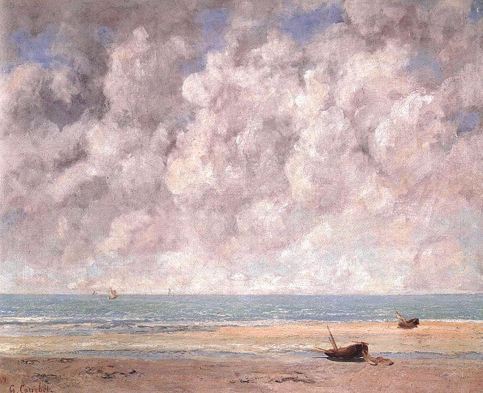 Courbet The Calm Sea, 1869, oil on canvas, The Metropolitan . , 