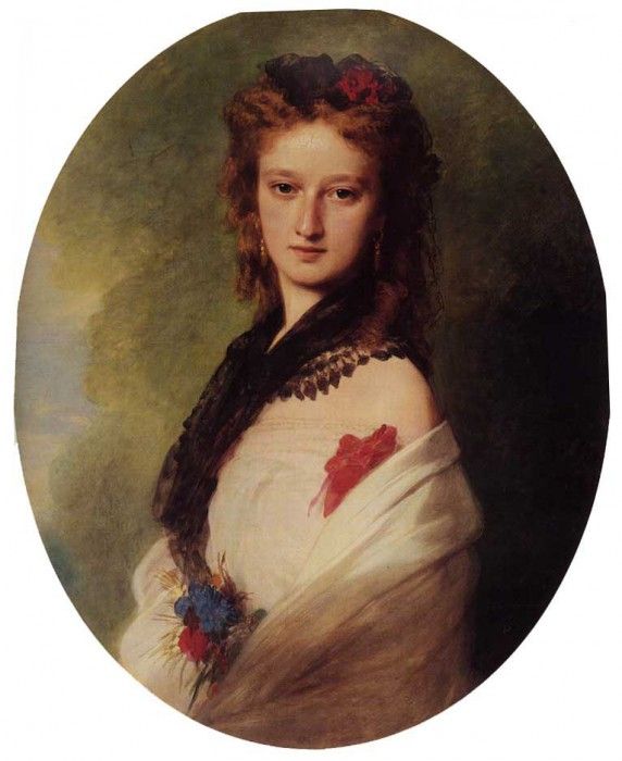 Winterhalter Franz Xavier Zofia Potocka Countess Zamoyska. ,  