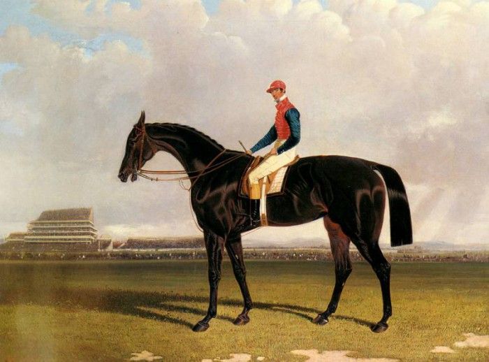 Herring Snr John Frederick Lord Chesterfields Industry With William Scott Up At Epsom. ,  