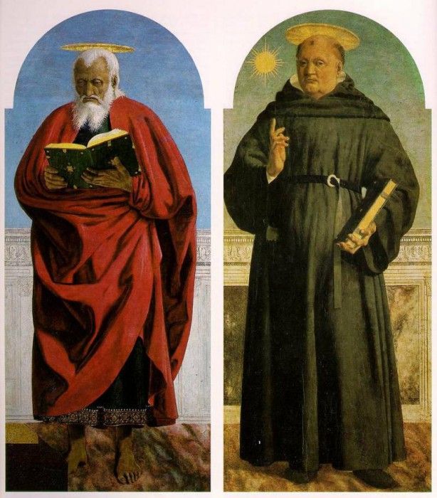 PIERO della FRANCESCA Polyptych Of Saint Augustine 2. ,  