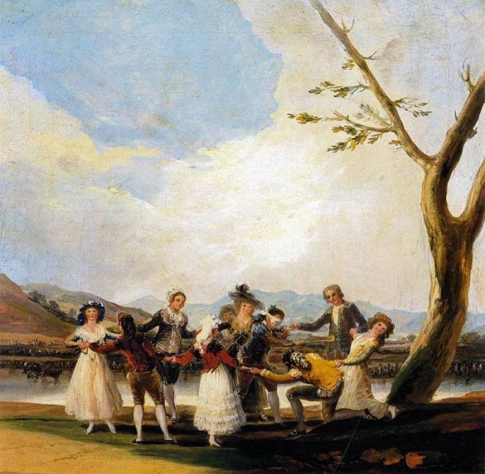 GOYA Francisco de Blind Mans Buff.   ,  