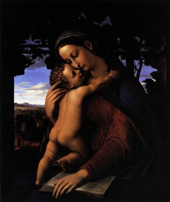 SCHNORR VON CAROLSFELD Julius Madonna And Child.   Carolsfeld, 