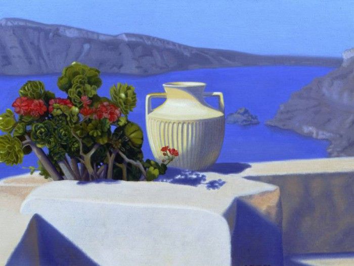 Childs James Morning Offering Santorini. , 
