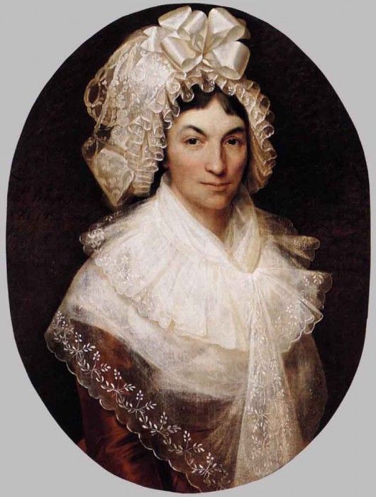 KINSOEN Francois Joseph Portrait Of Jeanne Bauwens van Peteghem. Kinsoen, -