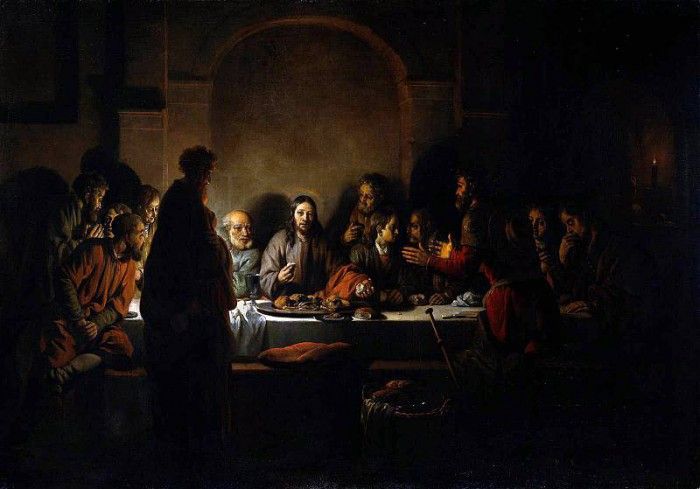 Eeckhout van den Gerbrandt The last supper Sun. Eeckhout,   Gerbrand