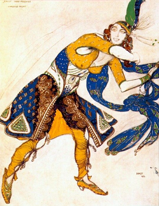 bakst indo-persian dance 1912. , 