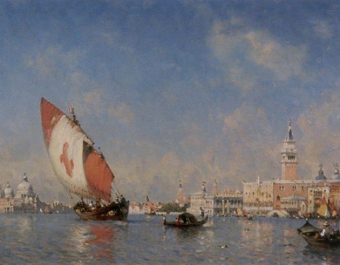 Rosier Amedee The Grand Canal Venice. , 
