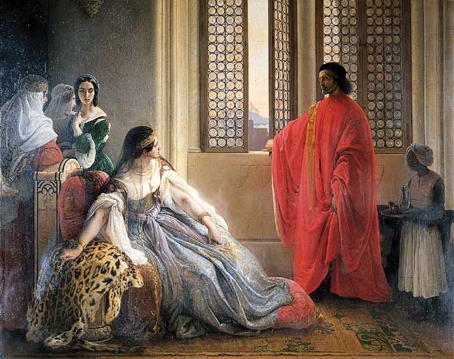 Hayez Francesco Caterina Cornaro Deposed from the Throne of Cyprus. , 