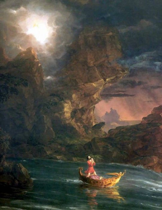 hudson rv sc csg018a the voyage of life manhood-thomas cole. , 