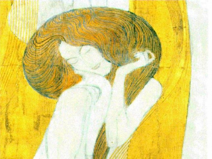 Klimt The Beethoven Frieze, 2, 1902  Secession Building, Vie. , 