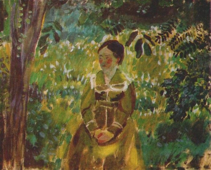 borisov-musatov lady in a garden 1903-4. -,  (1870-1905)