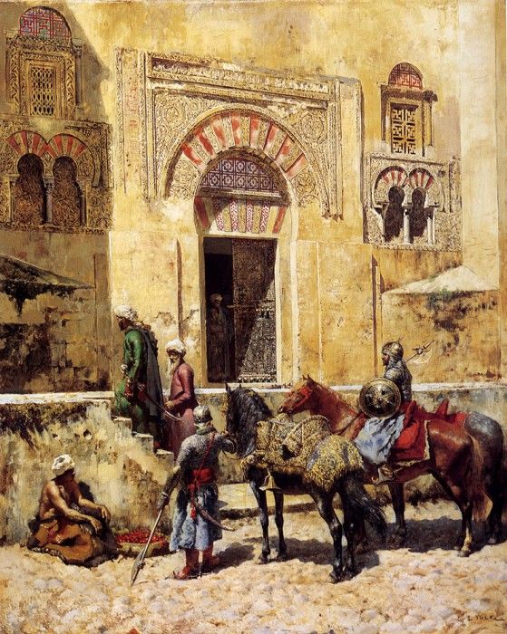 Weeks Edwin Entering The Mosque 1885. ,  