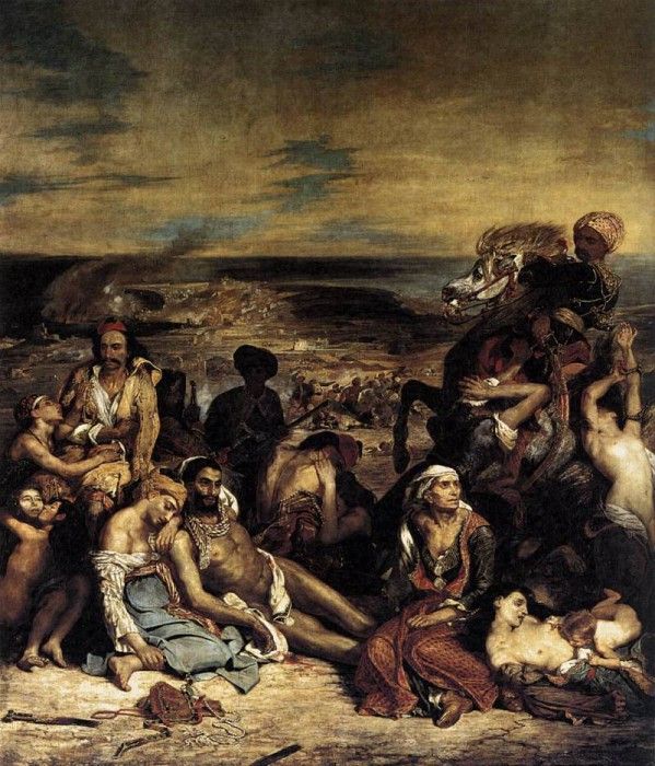 DELACROIX Eugene The Massacre at Chios. , 