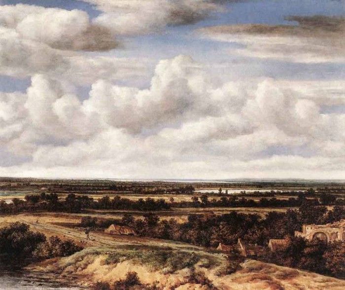 KONINCK Philips An Extensive Landscape With A Road By A Ruin. Koninck, Philips