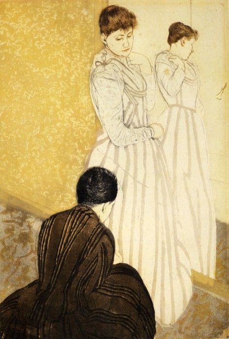 Cassatt Mary The Fitting.  