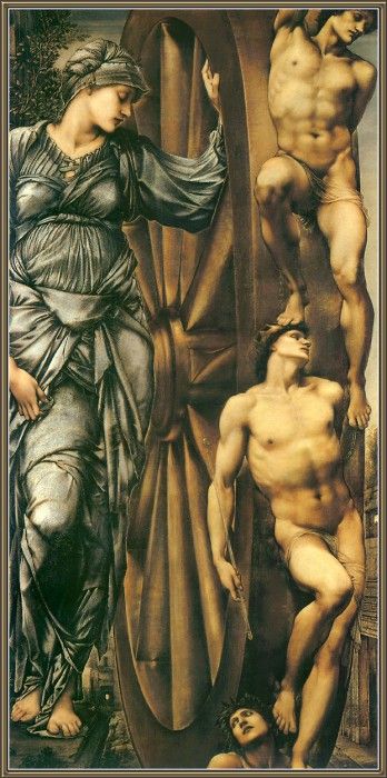 cr SirEdwardBurneJones-02-TheWheelOfFortune. ,  