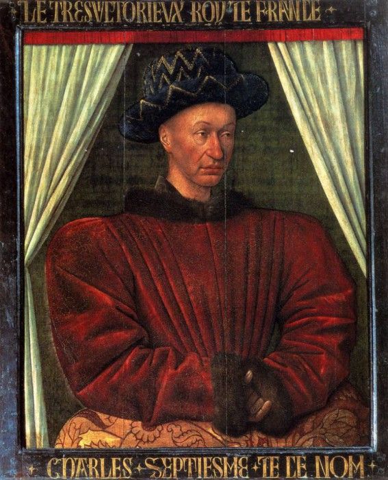 Fouquet Jean Charles VII King Of France. , 