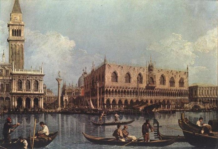 Canaletto View of the Bacino di San Marco (St Mark-s Basin). 