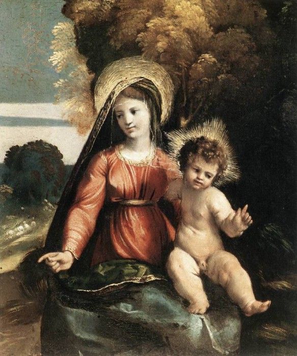 DOSSI Dosso Madonna and Child. , 