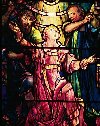 Tiffany The Stoning of Stephen. ,  