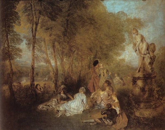 Watteau La Fete d-amour. , -