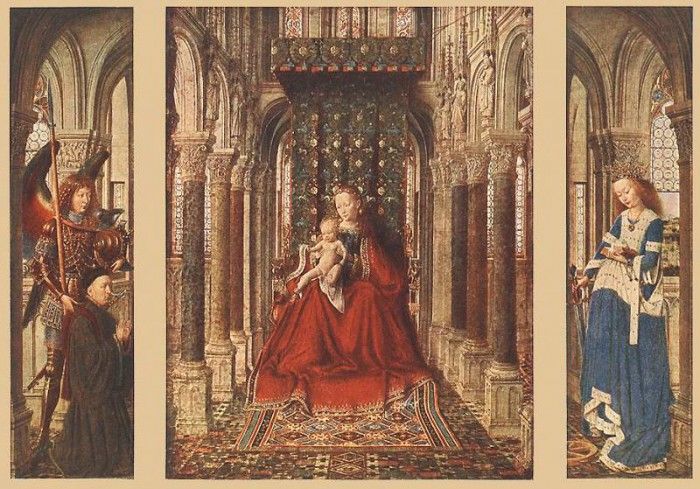 Eyck Jan van Small Triptych. ,  