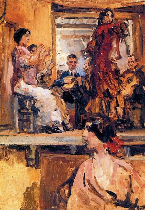 Israel Isaac Cafe chantant La Feria detail Sun. Israels, 