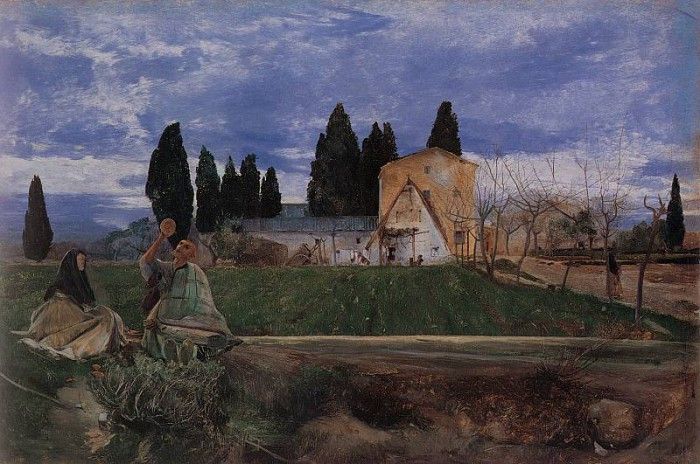 Inchbold JW Springtime in Spain near Gordella. Inchbold,  