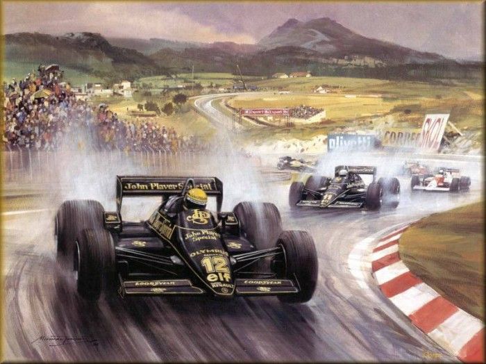 CorsaScan 035 Senna At Estoril 1985. , 