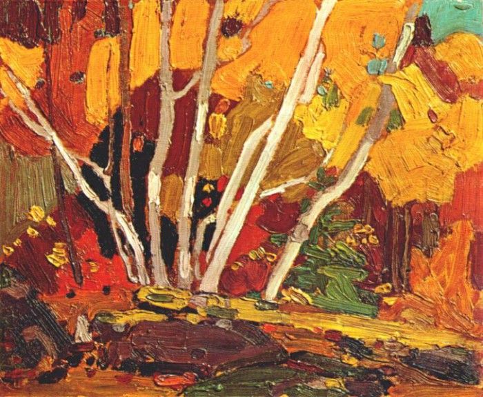 thomson autumn birches 1916. Thomson