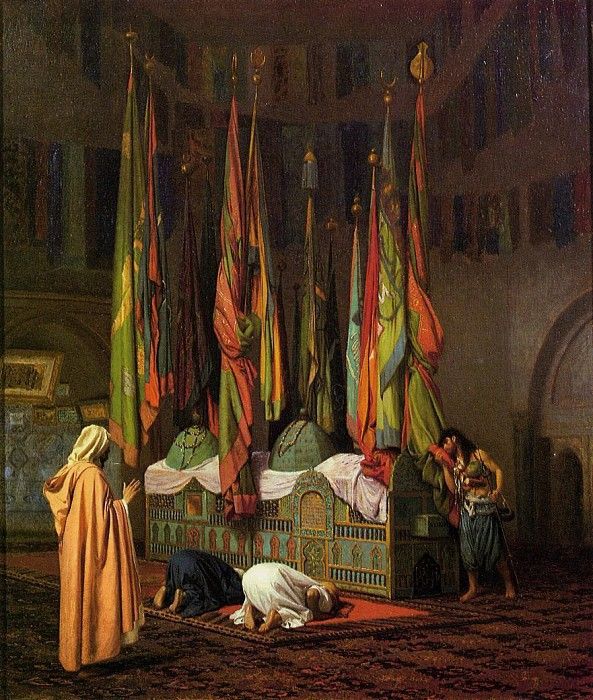Gerome Jean Leon The Tombe of Hazrat Imam Hisain Allahis Salam. , -