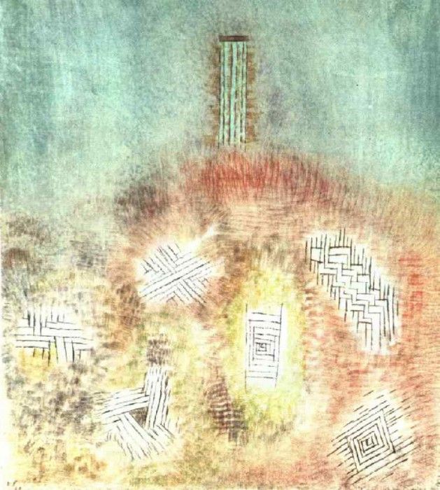 Klee The column, 1926, Collection Mr. and Mrs. Rudolf Burge,. , 