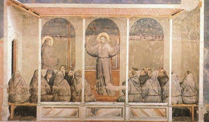 Giotto   Life of Saint Francis   [03]   Apparition at Arles.   