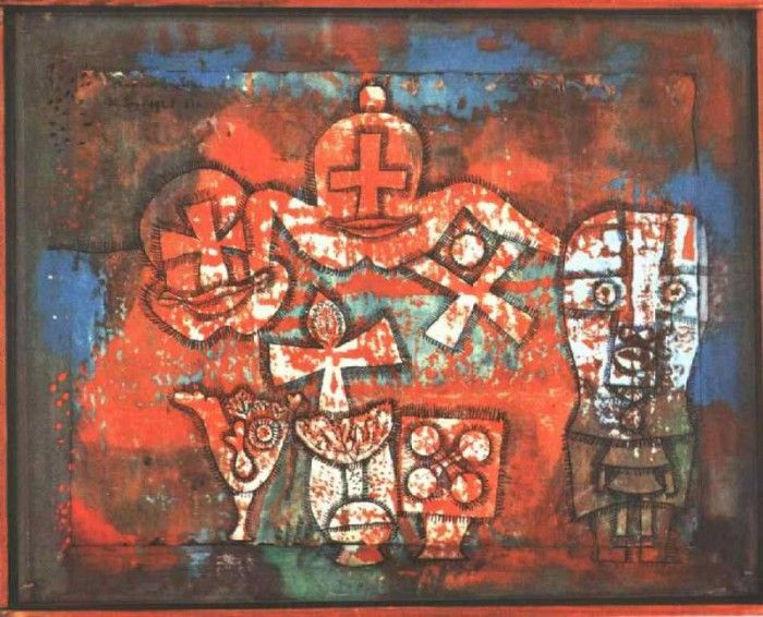 Klee Chinese porcelain, 1923, Collection Mr. and Mrs. Werner. , 