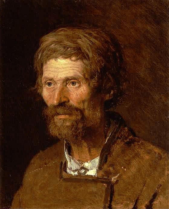 Kramskoi Head of an Old Ukranian Peasant. ,  