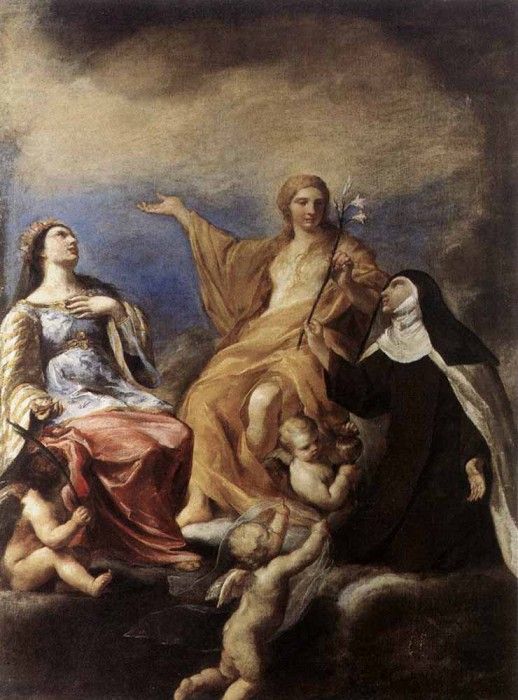 SACCHI Andrea The Three Magdalenes. , 