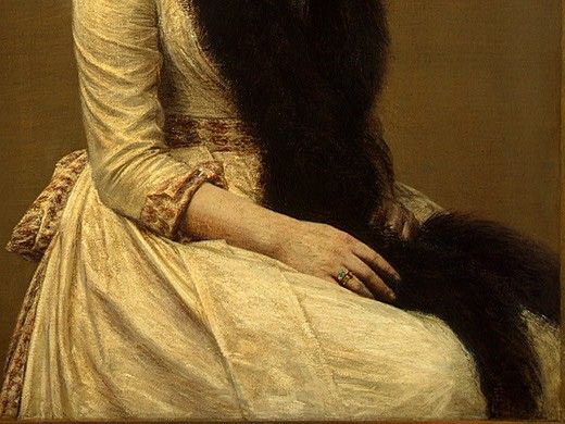 Fantin Latour Portrait of Sonia 1890 detail2. -, ---