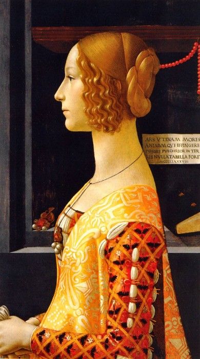 Ghirlandaio, Domenico - Portrait of Giovanna Tornabuoni 1488. , 