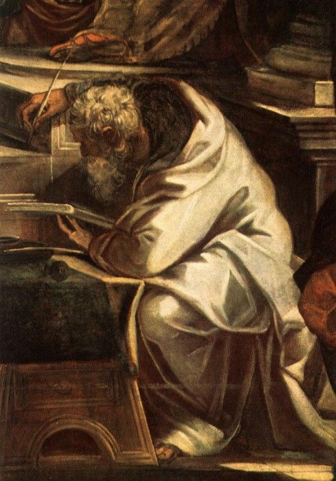 Tintoretto Christ before Pilate detail1. , 
