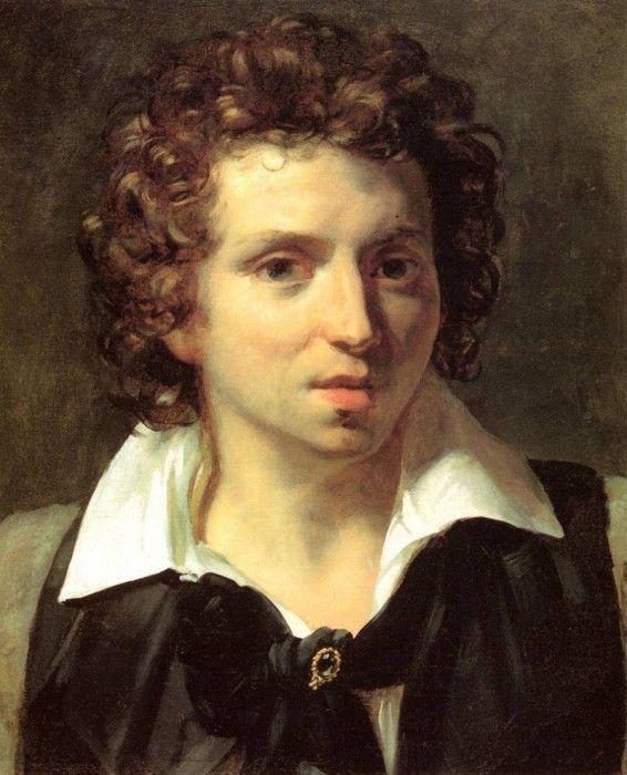 Gericault Theodore A Portrait Of A Young Man. ,    