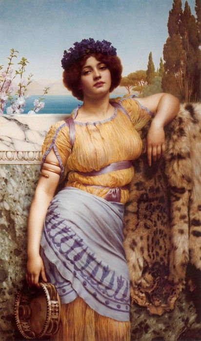 Godward Ionian Dancing Girl. ,  